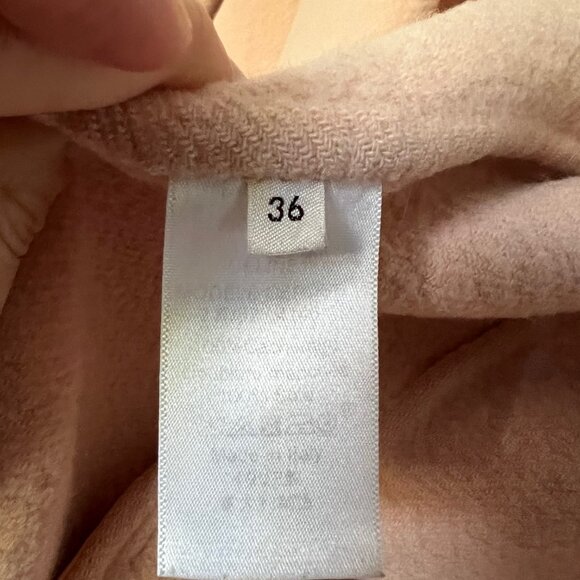 Celine Paris 100% Cashmere Blush Kim Kardashian Runway Coat, S/M - Picture 12 of 13